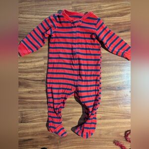 Striped Red and Blue Kids One Piece
